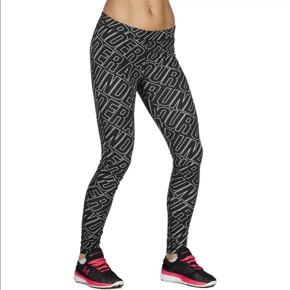 Under Armour Pants - Under Armour Allover Word Mark Women’s Leggings sm